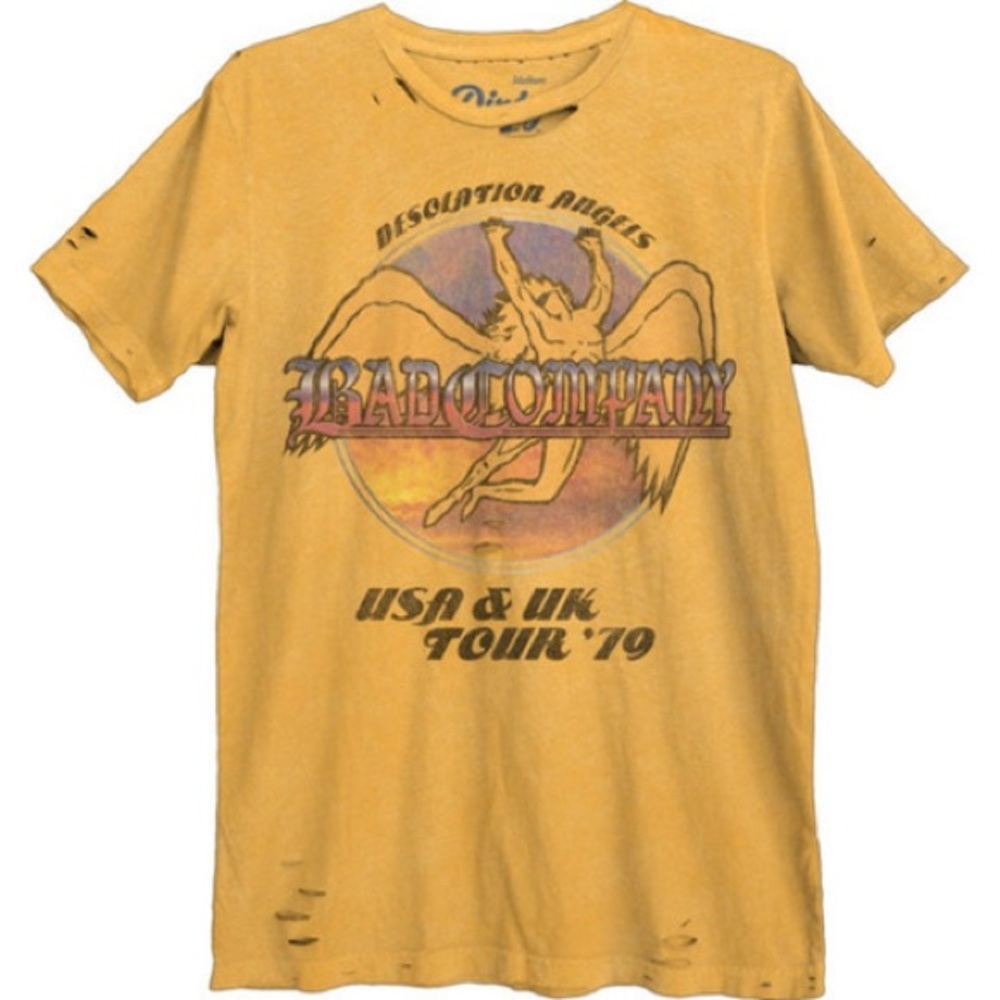 Bad Company Dirty Cotton Scoundrels Distressed T